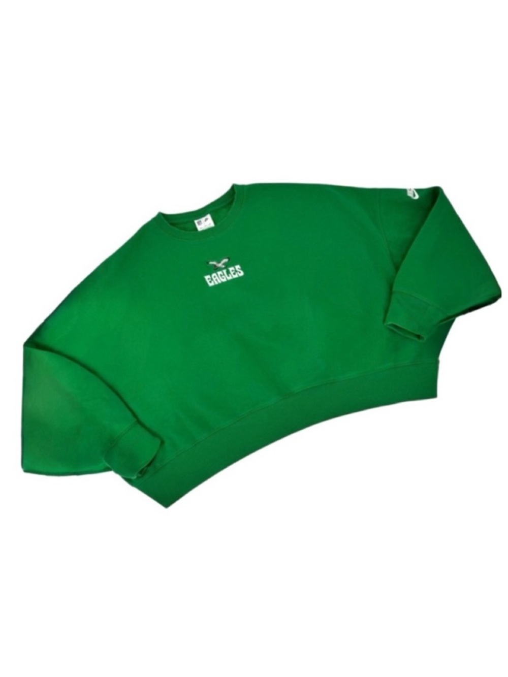 NFL Nike Kelly Green Philadelphia Eagles Oversized Rewind Pullover Sweatshirt